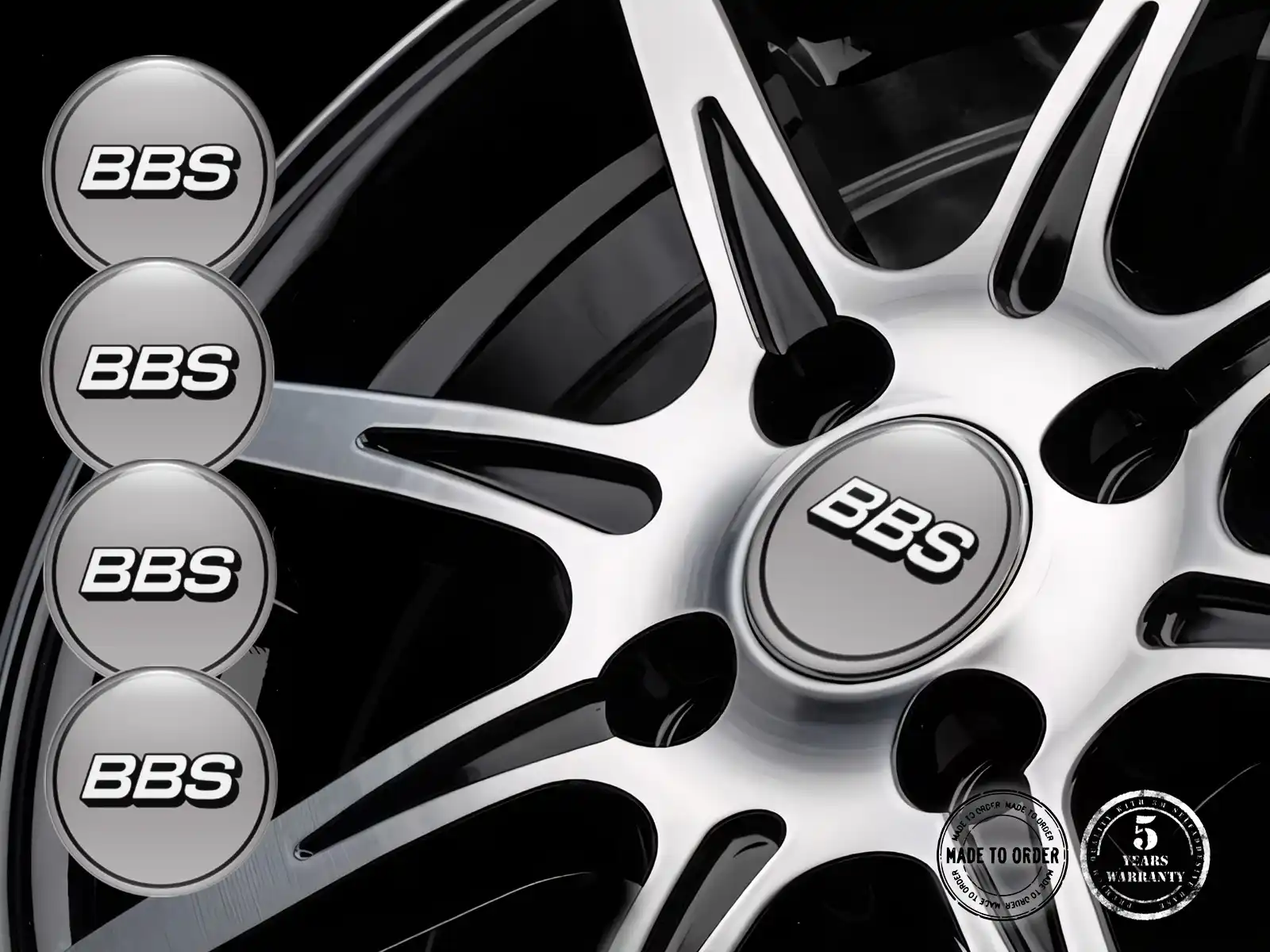 BBS Calcomanías Ruedas Marca Prisma Drift Custom